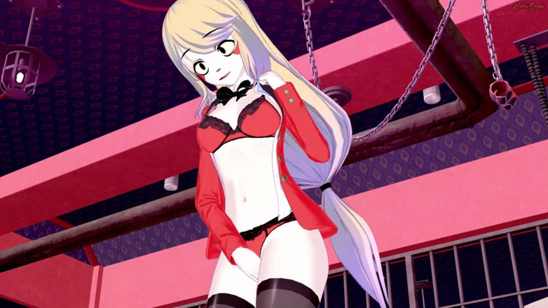 Hentai Smash: Charlie melancap sehingga dia orgasme - Hazbin hotel Hentai