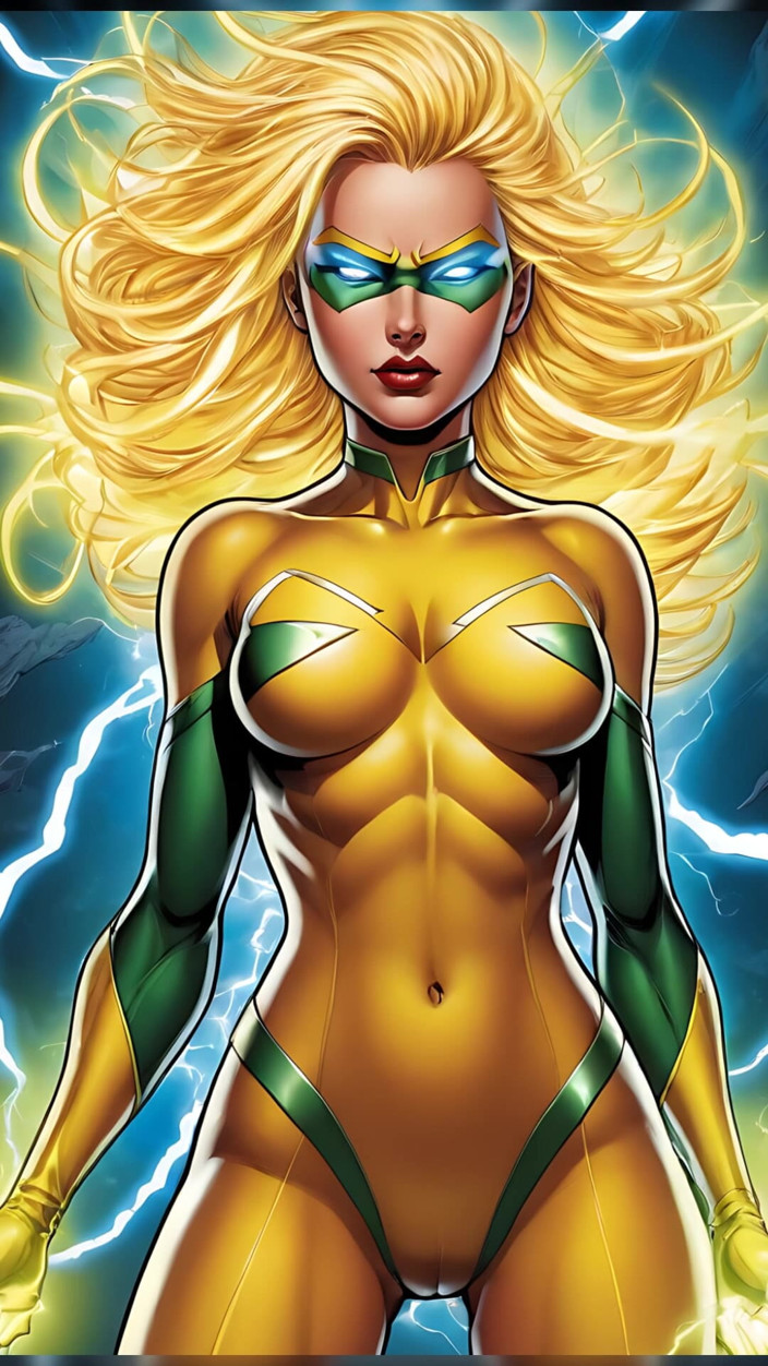 LustRender: Nuda volt radiance electric storm