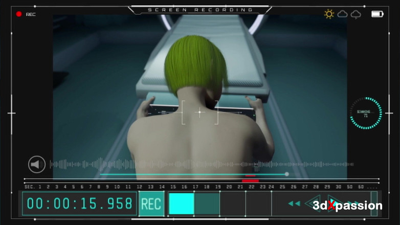 3dxpassion-transgender: Cryolab Secrets - la bellezza 18enne yuna cavalca in Cowgirl, lo prende...