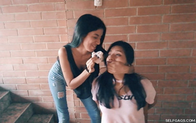 Selfgags Latina Bondage: Our Damsel Bondage Audition