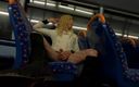 Themidnightminx: Crossdresser cums on bus