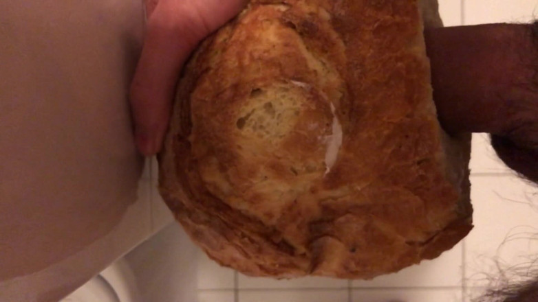 Francesco Spinozzi: fucking bread with cum