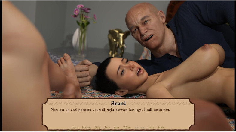 XXX Games Bunk: Short Ntr Stories - Strange Tradition - Gameplay -part 2 - Cheating Wife Enjoys Kissing...