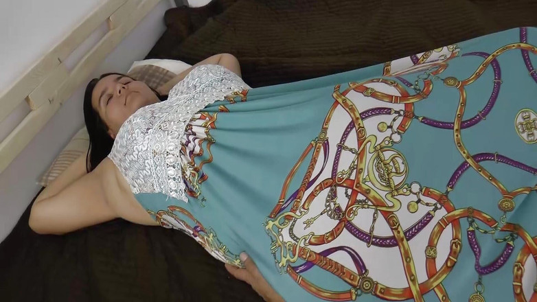 German Homemade: An Amazing German Woman with Dark Hair Riding a Fat...