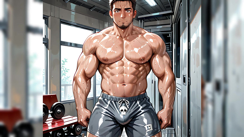 Erotic Man: 拥有巨大肌肉的Ai Men