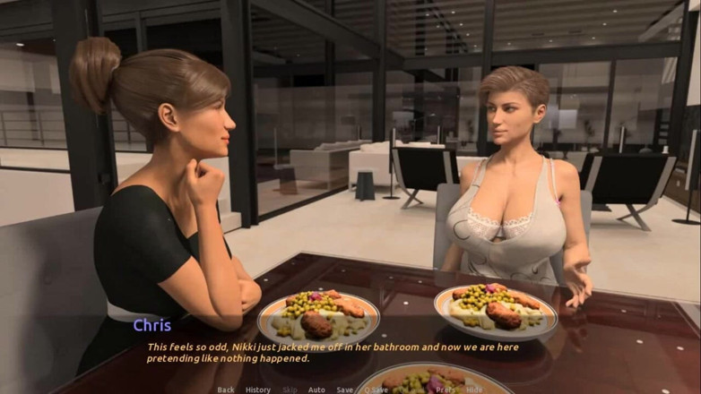 Dirty GamesXxX: Lawatan: Dia makan pepeknya, dia adalah MILF seksi dengan tetek...