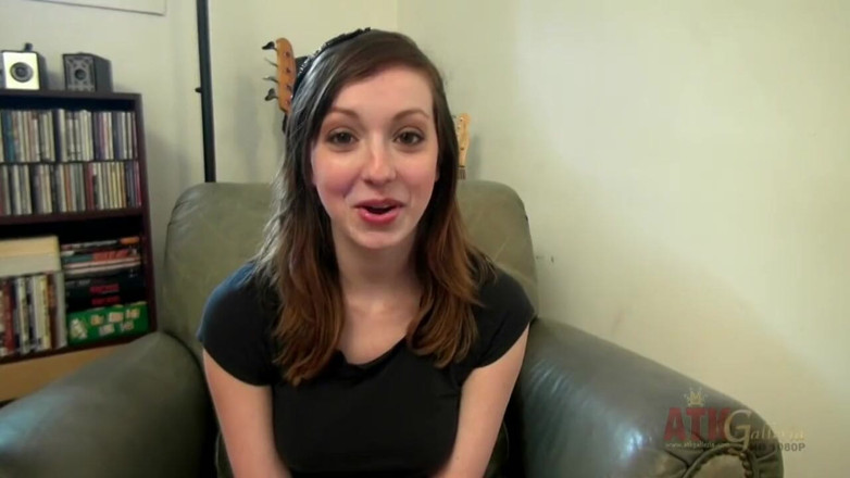 ATKIngdom Fans: Ally Evans lays back and masturbates until she cums