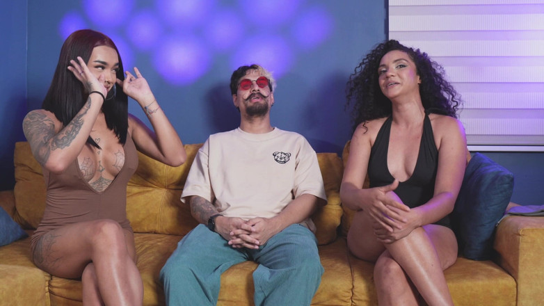 Mvstery TS: Sex with the Busty Trans and the Big Ass Brunette -...