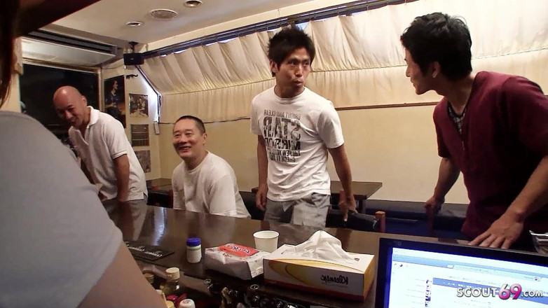 Asian porn collection: Uncensored Japan group sex with skinny teens at party