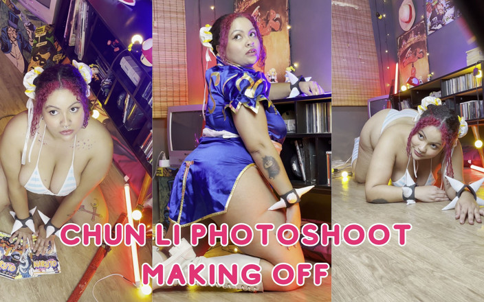 Cutiepiie Chubby: Chubby Girl Chun-li Photoshoot Making of Thick Curves Cosplay Behind...