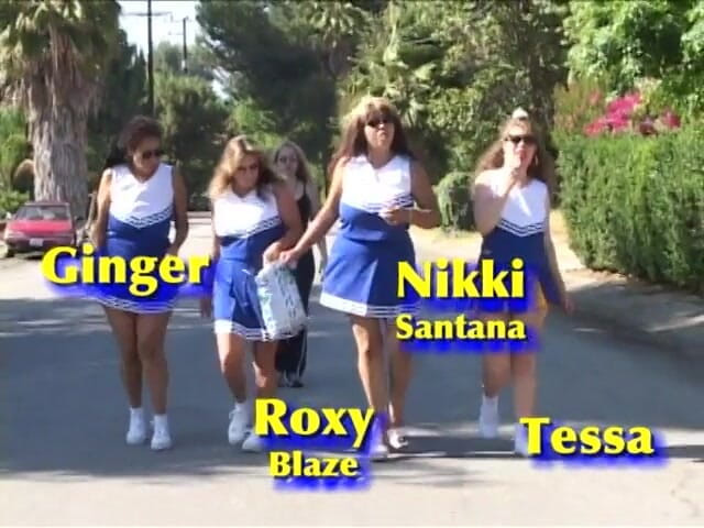 Asian Club: Lusty cheerleader gets her tight pink pussy slammed sideways at...