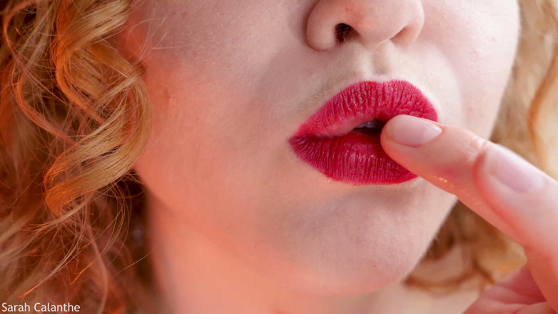 Sarah Calanthe: Lipstick and Spit Fetish and Whispering