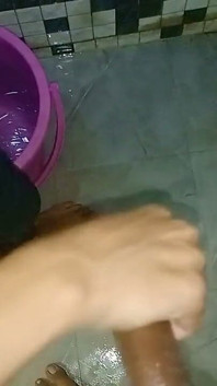 She Was Trying to Make Me Cum First by Oiled Massage to My Dick