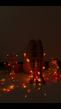 Just Me Pretending to Be Your Christmas Tree P.s. Feet Lovers Might Really Enjoy the Tease