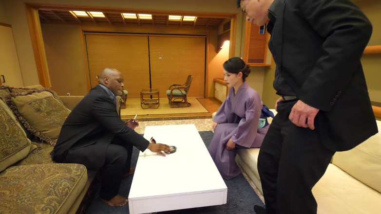 Japornxxx: Yakuza Woman Mina Asahi penembusan berganda antara kaum!