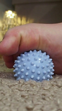 Grace of the Foot: Massage Ball in Action