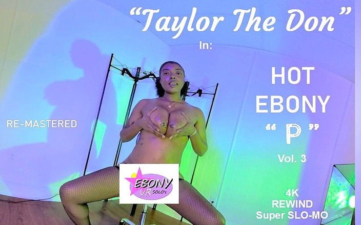 Ebony VR solos virtual reality adult films: Гаряча чорношкіра сеча, том 3 - чорношкіра з величезними цицьками в мокрому душі [знову опанована]