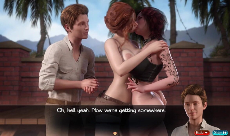 XXX Games Bunk: Treasure of Nadia - 64,65 - Gameplay - Roleplay - Lesbian 3some and Balls Insert in...