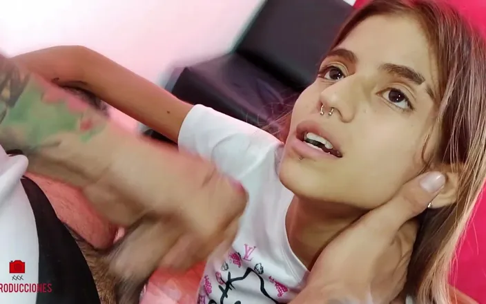 SaritaHott: Little Stepsister Helps Me Masturbate the Very Horny One Catches...