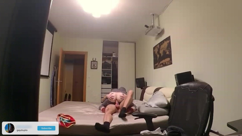 GayDuplo: Pasangan amatir bercinta telanjang - seks anal gay manis buatan rumah
