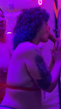 Bailey Boston & Kennedy Starling Share Bwc at Gloryhole