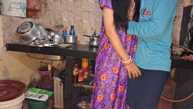 Shima kumari44: Indian Desi Village Bhabhi and Devar Hard Fucking in Kitchen...