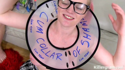 Killergram: Cum slut teen Carly Rae in amateur bukkake blowbang