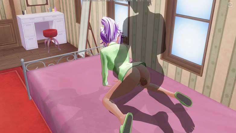 H3DC: 3D HENTAI. Girlfriend in pajamas gets a doggystyle orgasm