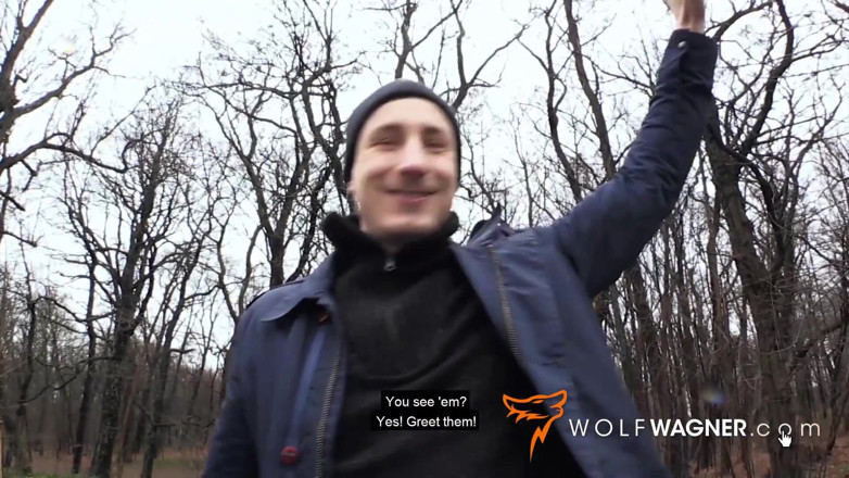Wolf Wagner Com: Stella é fodida de quatro em um parque e engole porra...