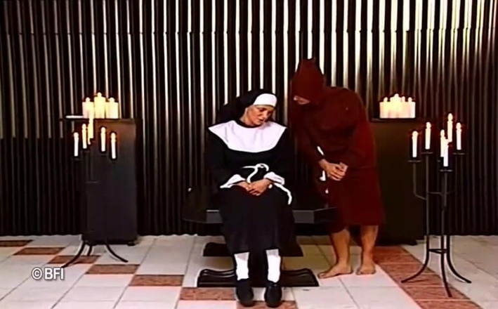 Hardcore Lovers of the world: Nun gets screwed in her hairy pussy