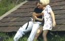 German amateur couples: A Stunning German Blonde Gets Banged on the Roof