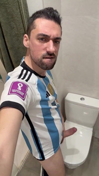 Hot Stepdaddy Jerking off Showing Big Cock