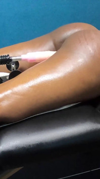Ebony Sex Machine Massage