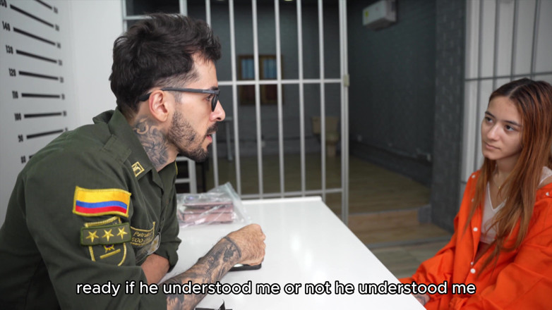MIKEZANDER01: Teen Girl with Small Tits Does Anal on a Jail...