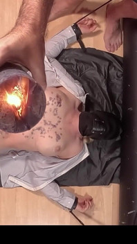 Tied Sub Gets Tormented with Hot Candle Wax Over Her Tits and Pussy Before She's Allowed to Orgasm