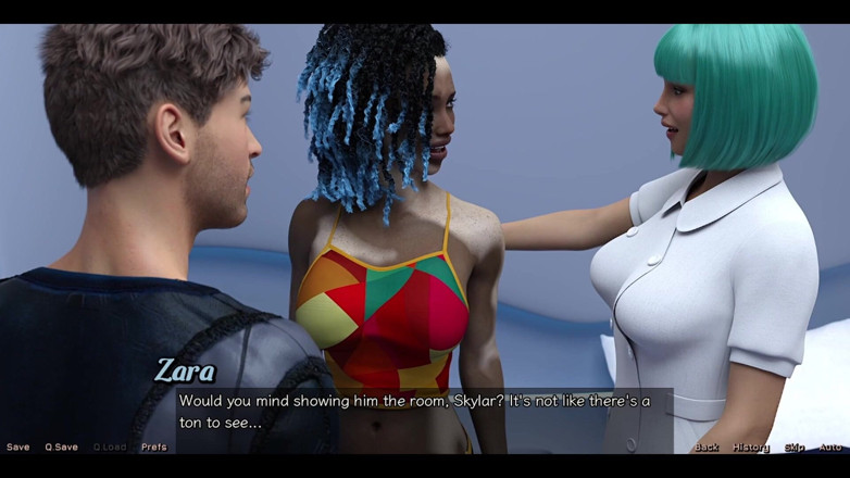 AVN Teller: Stranded in Space - Hot Black Women in My Bed