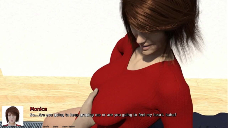 Dirty GamesXxX: Di mana jantungnya: lelaki muda dan MILF matang, bercium lidah...