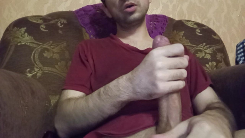 Alex Metallov: Horny Straight Man Jerking Big Cock. Solo Male Masturbation