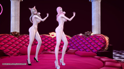 3D-Hentai Games: [MMD] Chaness - SeSeSe Sexy Naked Dance Ahri Seraphine League of...
