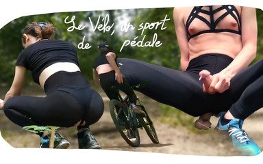 Prxcy Tgirl: 숲속의 자전거