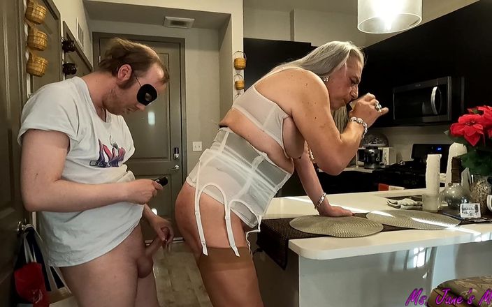 Ms Jane's Media: Ms Jane's Kitchen Anal Creampie