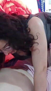 I Was Tired so My Stepsister Gave Me a Delicious Blowjob so I Could Relax. Part 1