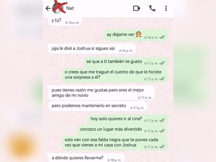 Natasha Caseros: Het chatt med min väns fru med ett lyckligt slut