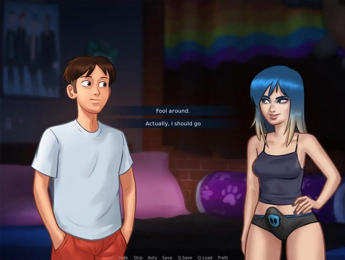 Miss Kitty 2K: Letnia scena finałowa z Wigilią (na spodzie) - część 141