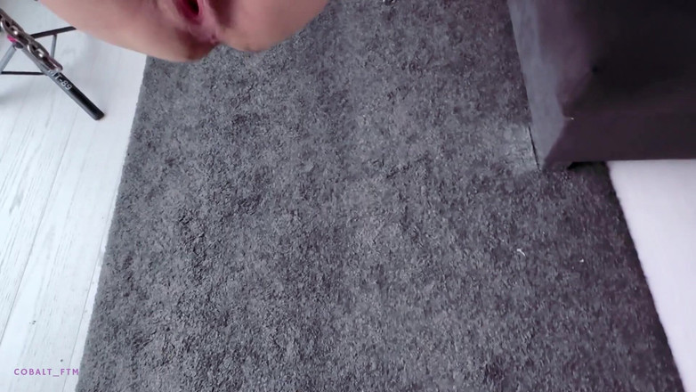 Cobalt FTM: Dom Top sträcker min ftm fitta vidöppen - barbacka knull &amp;dildo DP!