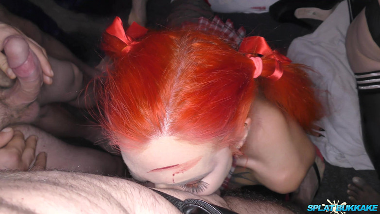 Bukkake team: Soukromá bukkake párty na Halloweenu