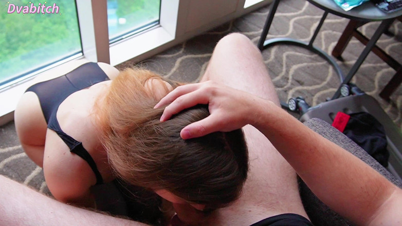 Dvabitch: POV dik meisje kokhalst op lul vriendje