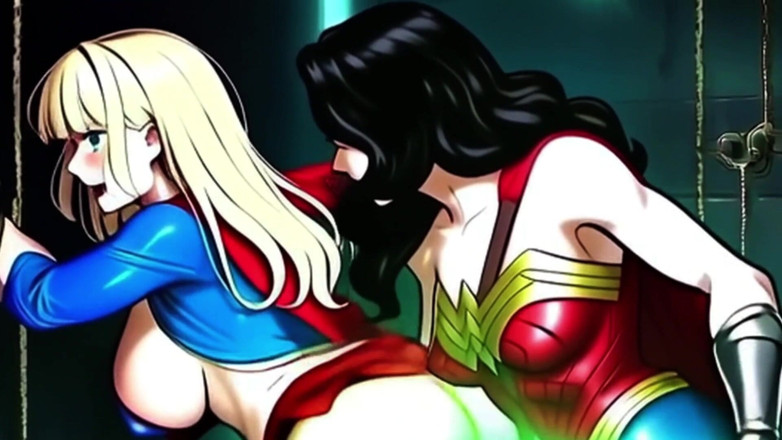 Spicy Toons: Supergirl zostaje gangbangowana i penetrowana z kryptonitem