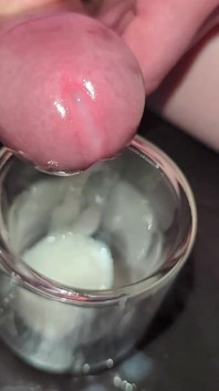 Close-up Edging, Multiple Cumshots Leaking Into Glass. Slow Motion Denial, Ruined Orgasm, Shooting Ropes, Uncut