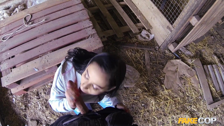 Fake Cop: Fake Cop - Inked Farmgirl Needs Some Big Dick
